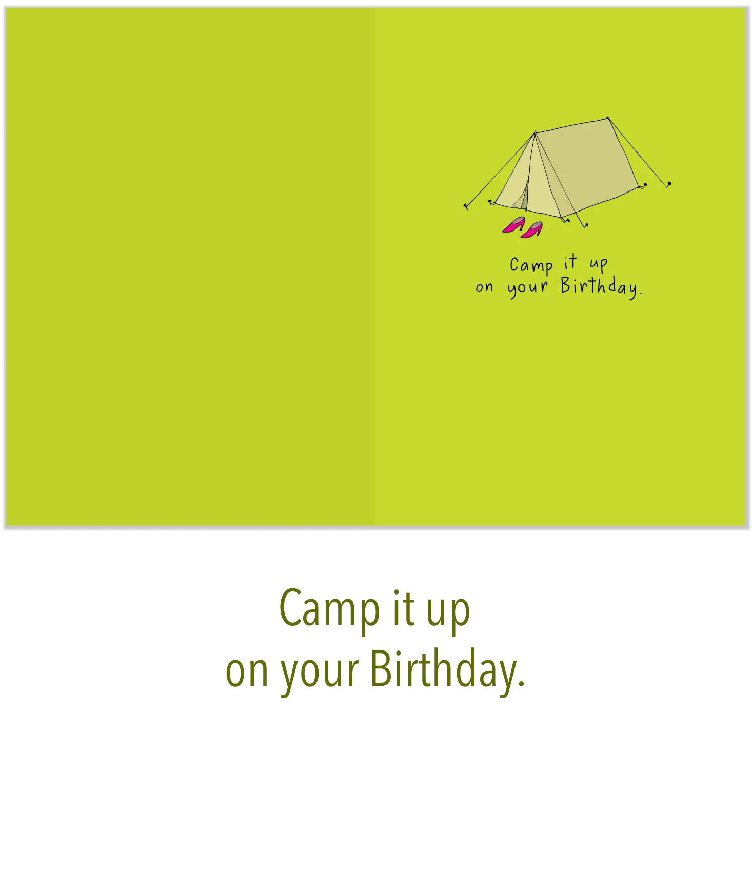 192 Crouching Tiger (Birthday Card)
