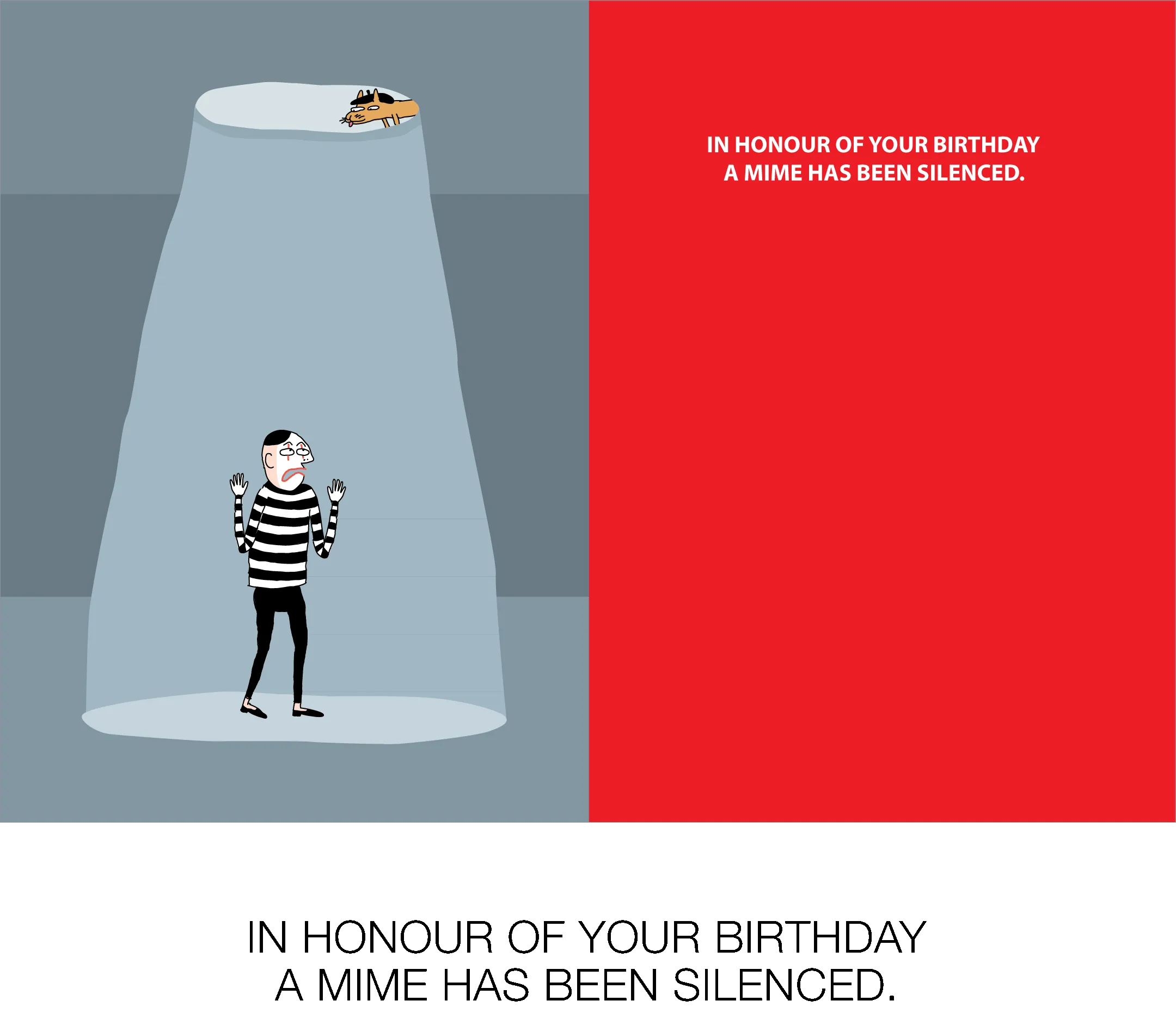 446 Mimes (Birthday Card)
