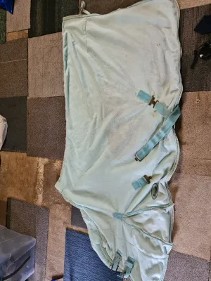 5'9 Baby blue 🌊 rhinegold fleece, rope piping
