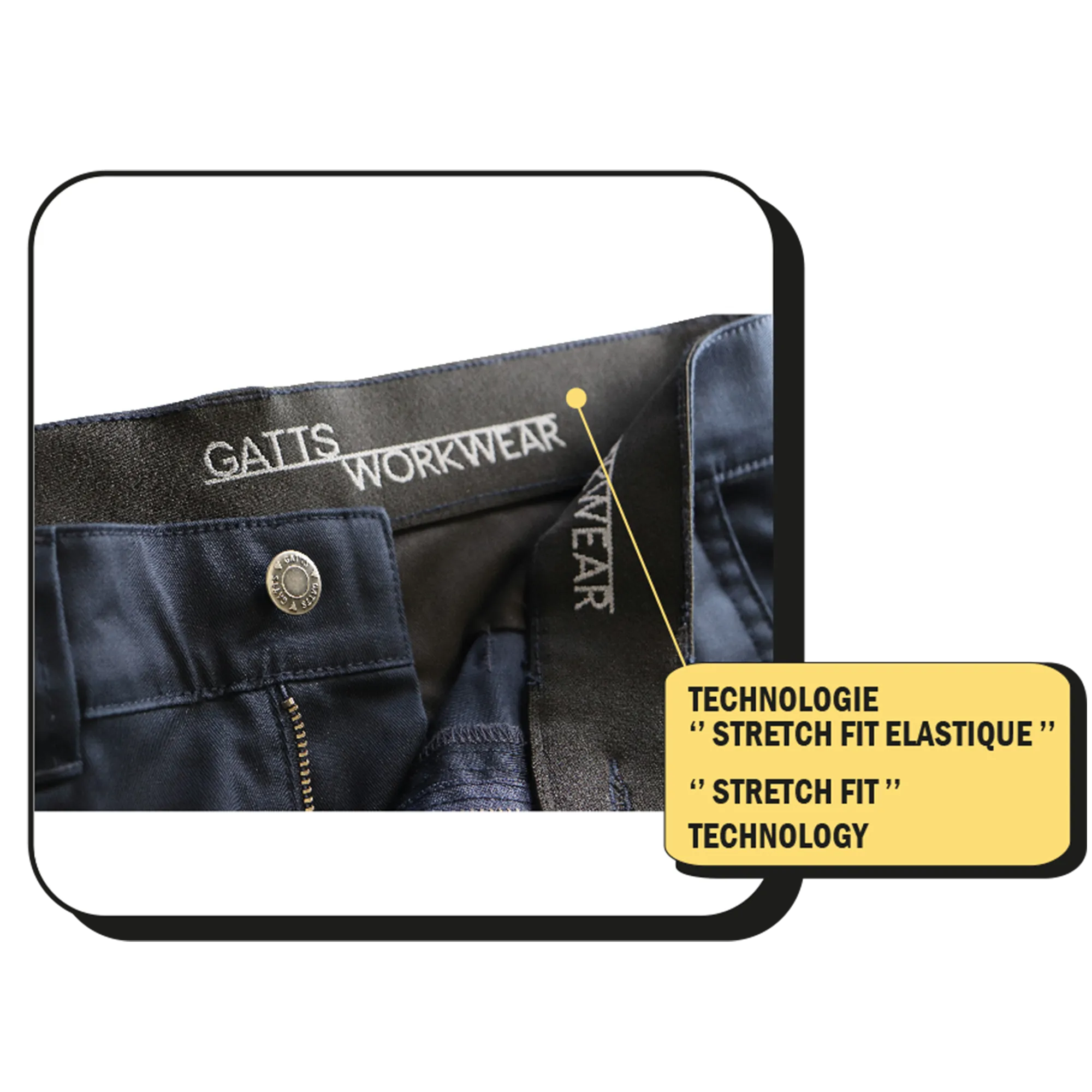 773EX - Pantalon de travail extensible pour femme||773EX - Stretch ladie's work pant