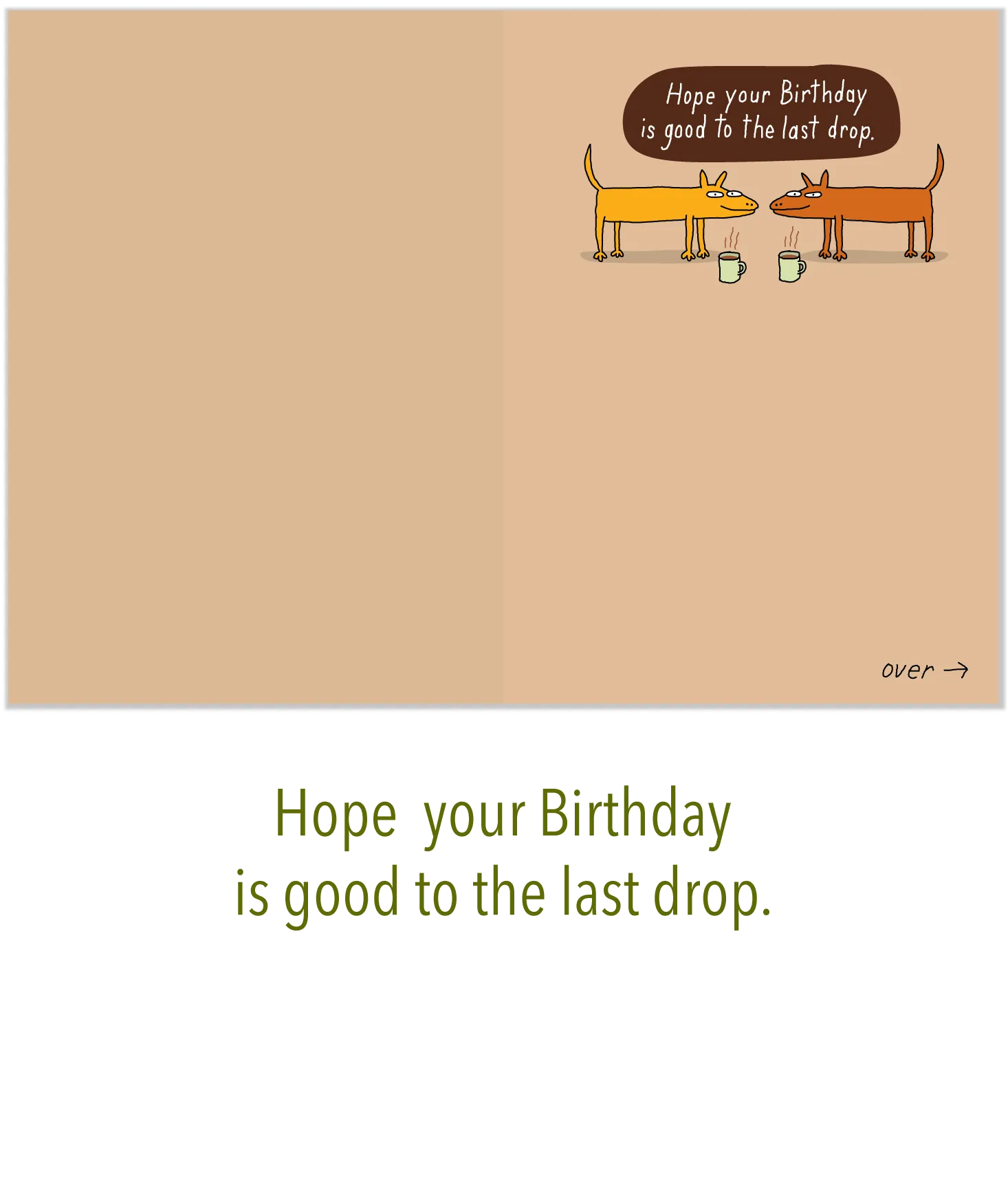 844 Canine Cafe (Birthday Card)