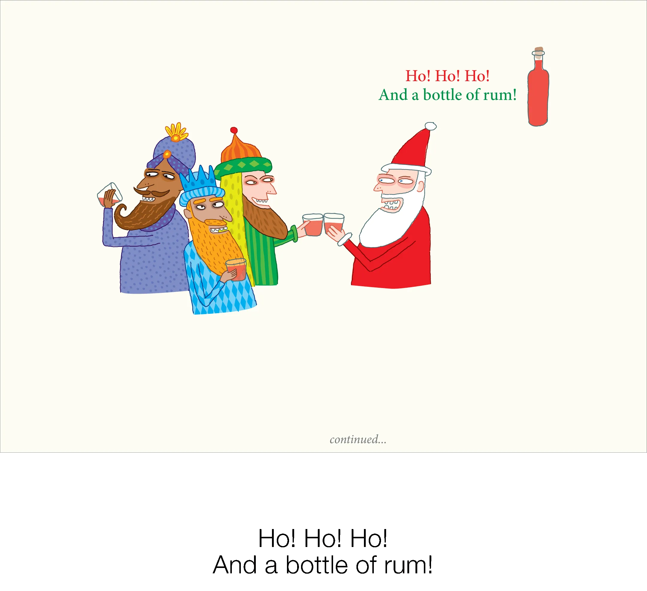 860 Three Sheets to the Wind (Christmas Card)