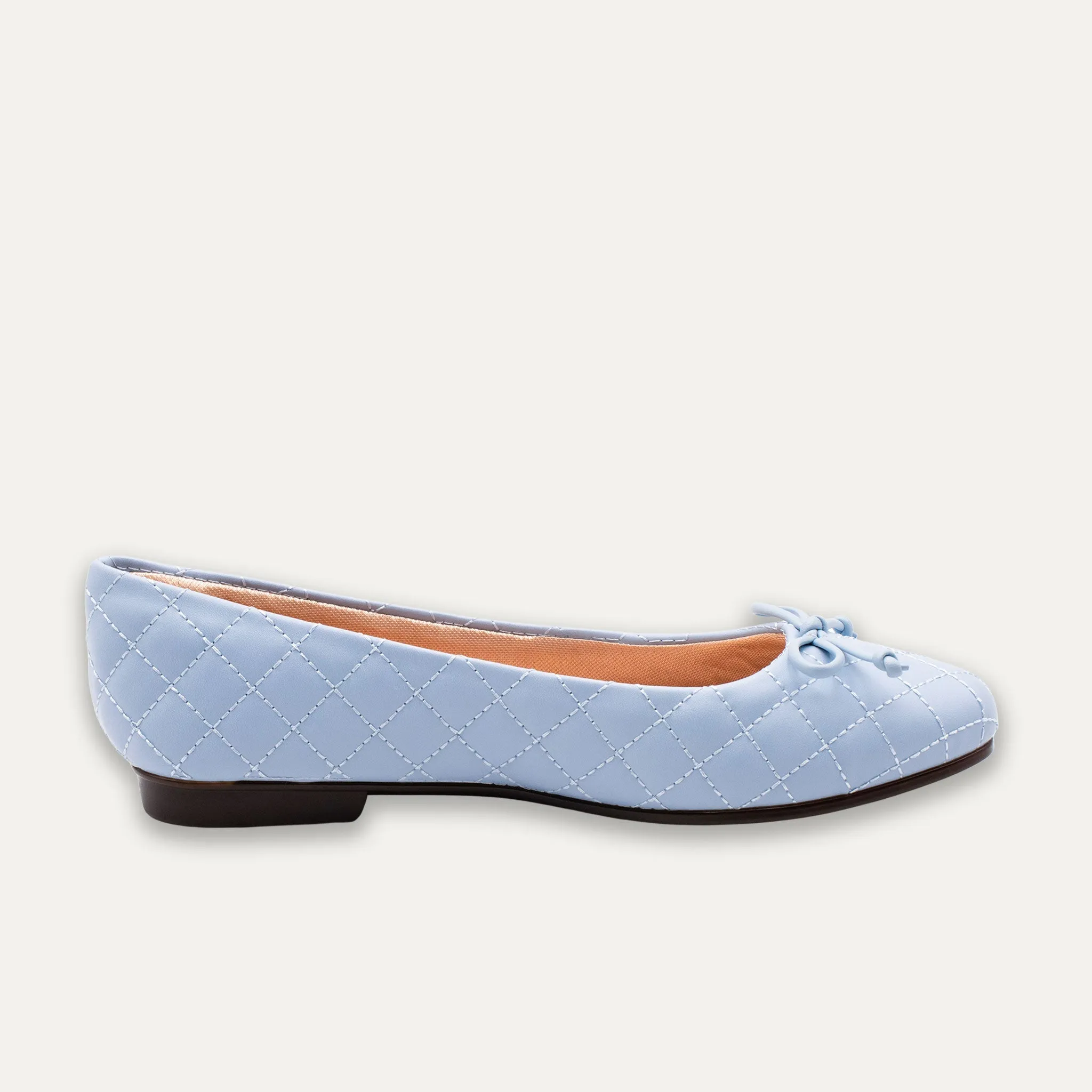 Adria Bow Blue Ballet Flats