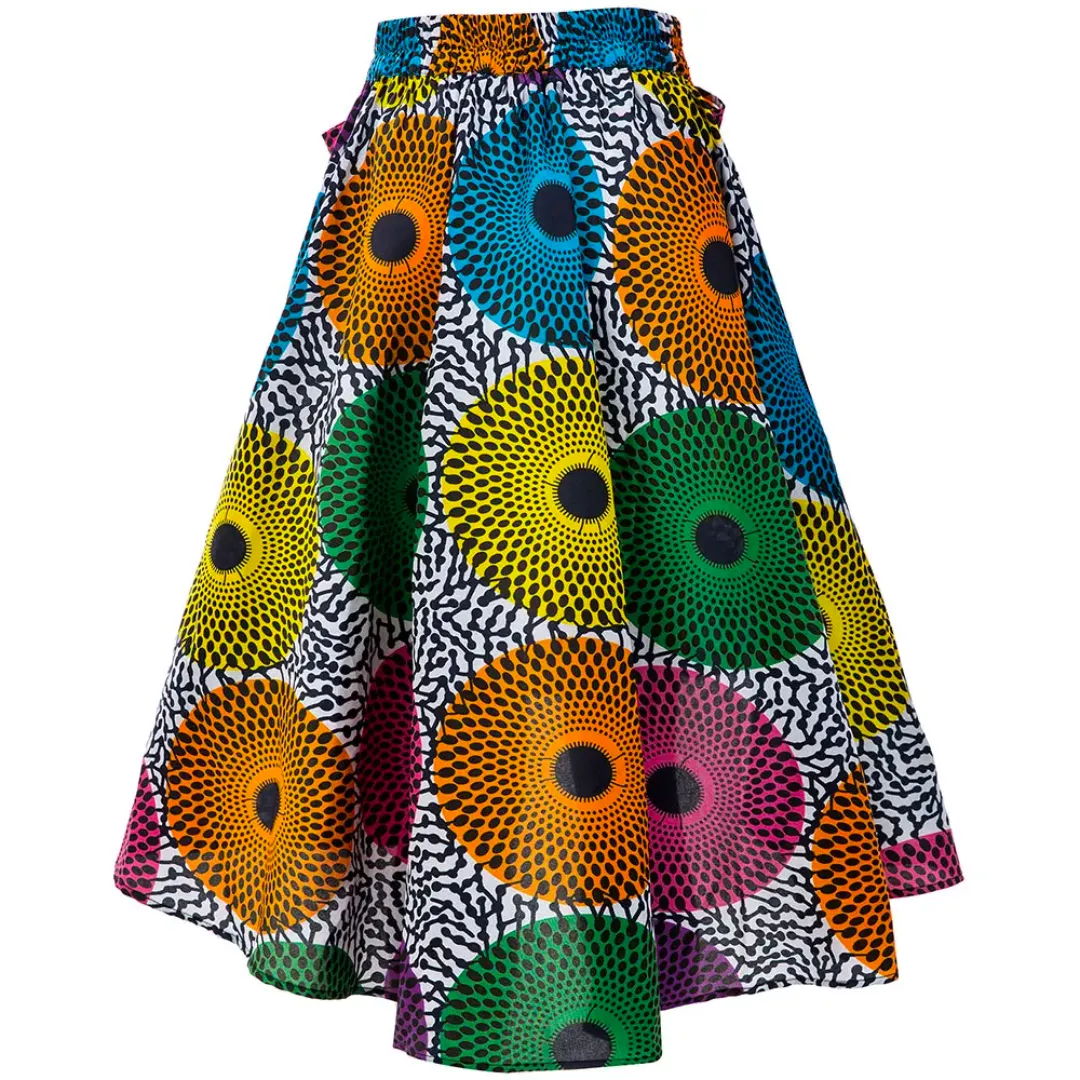African loincloth midi skirt 