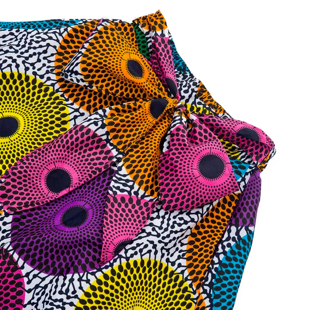 African loincloth midi skirt 