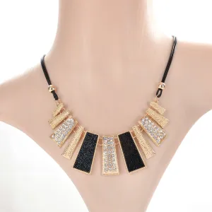 AJS Black and Rhinestone Set