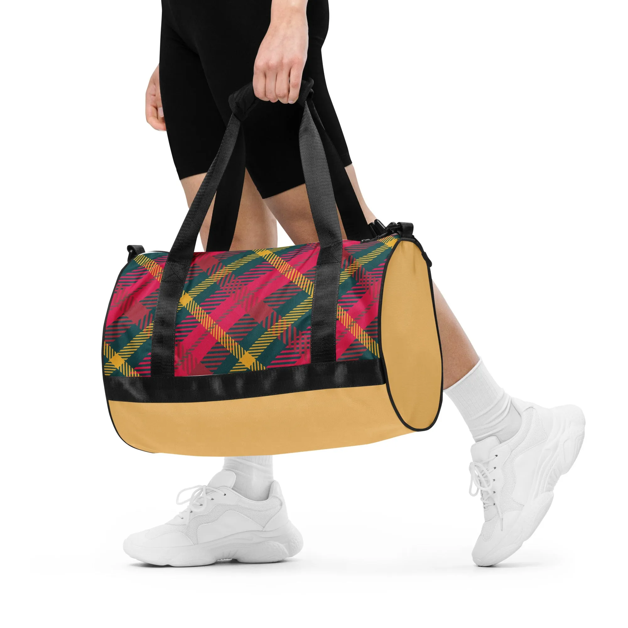 All-over print gym bag. Travel Bag, Gym, Weekend Bag
