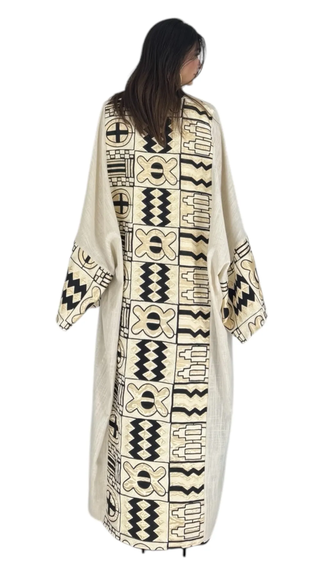 Amina cream abaya