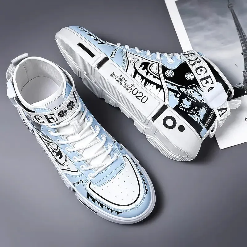 Anime Leather Sneakers