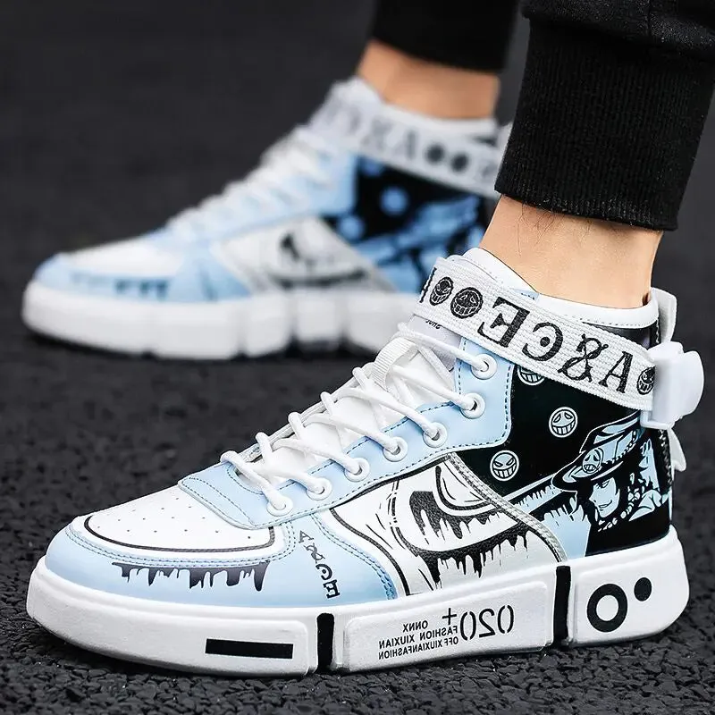 Anime Leather Sneakers