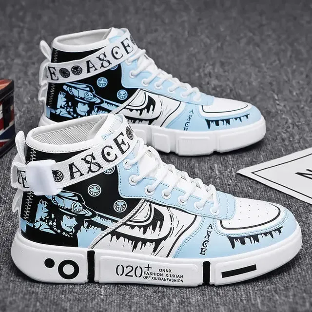 Anime Leather Sneakers