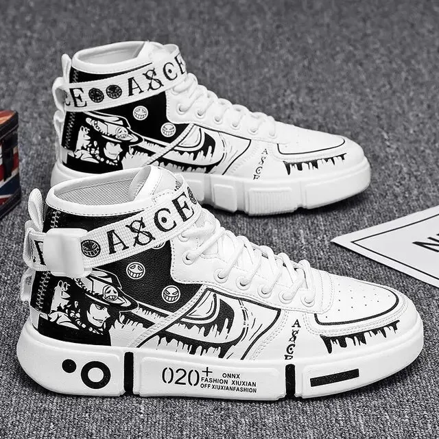 Anime Leather Sneakers
