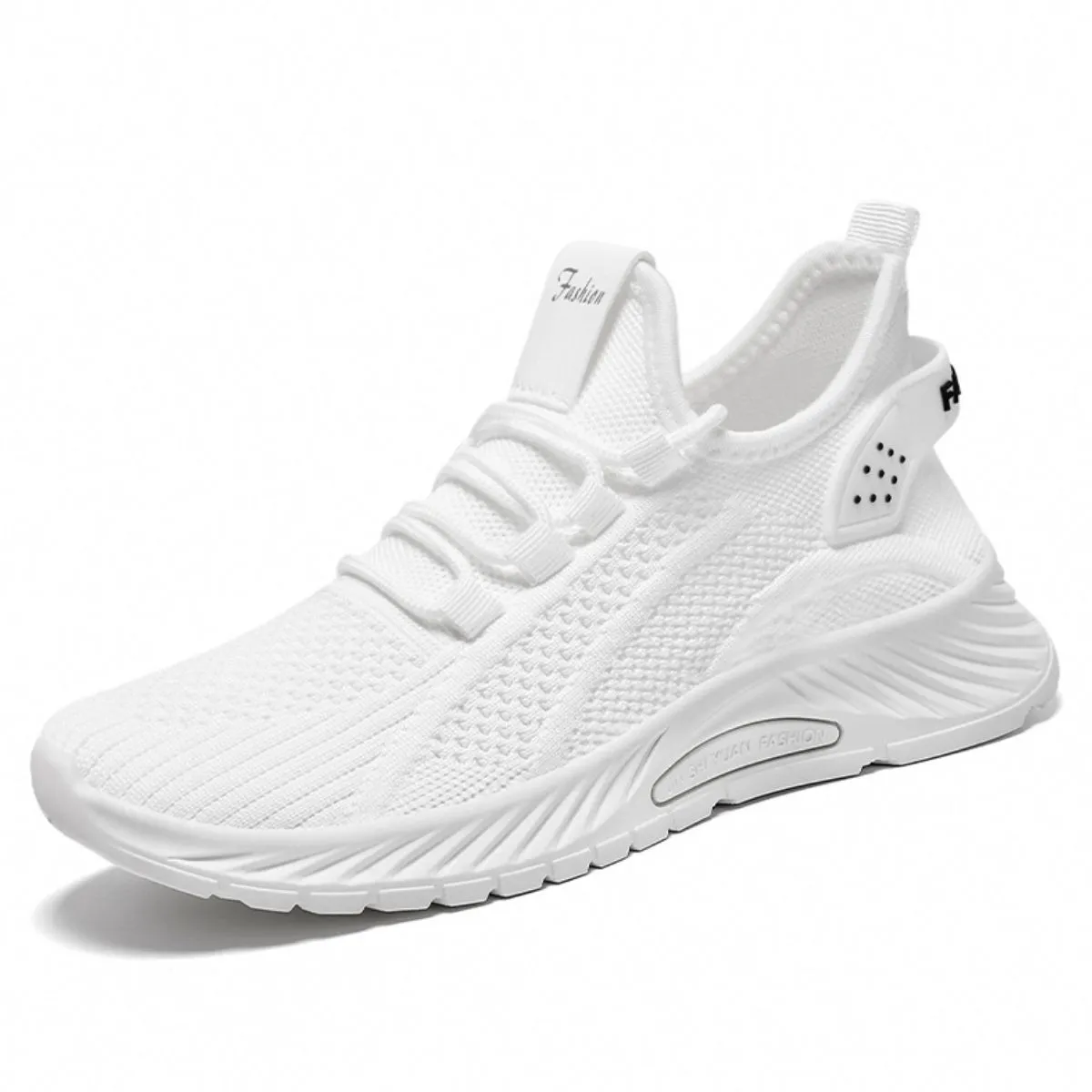 Athletic Shoes - Lace Up Mesh Breathable Athletic