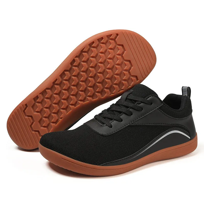 Athletic Shoes - Lace Up Mesh Breathable Athletic