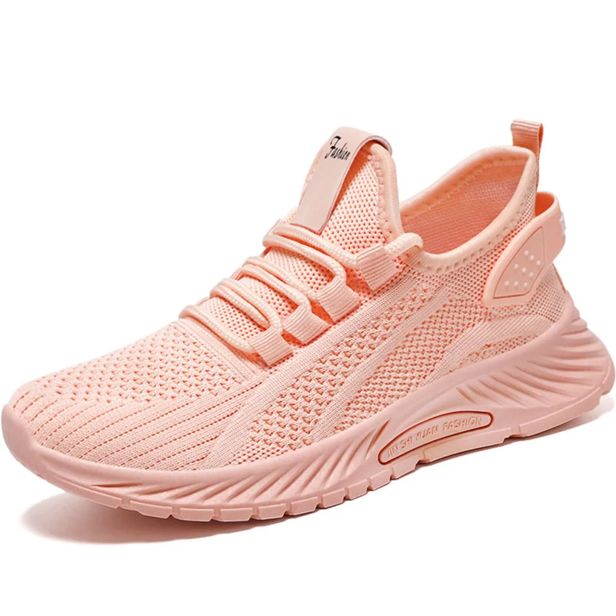 Athletic Shoes - Lace Up Mesh Breathable Athletic