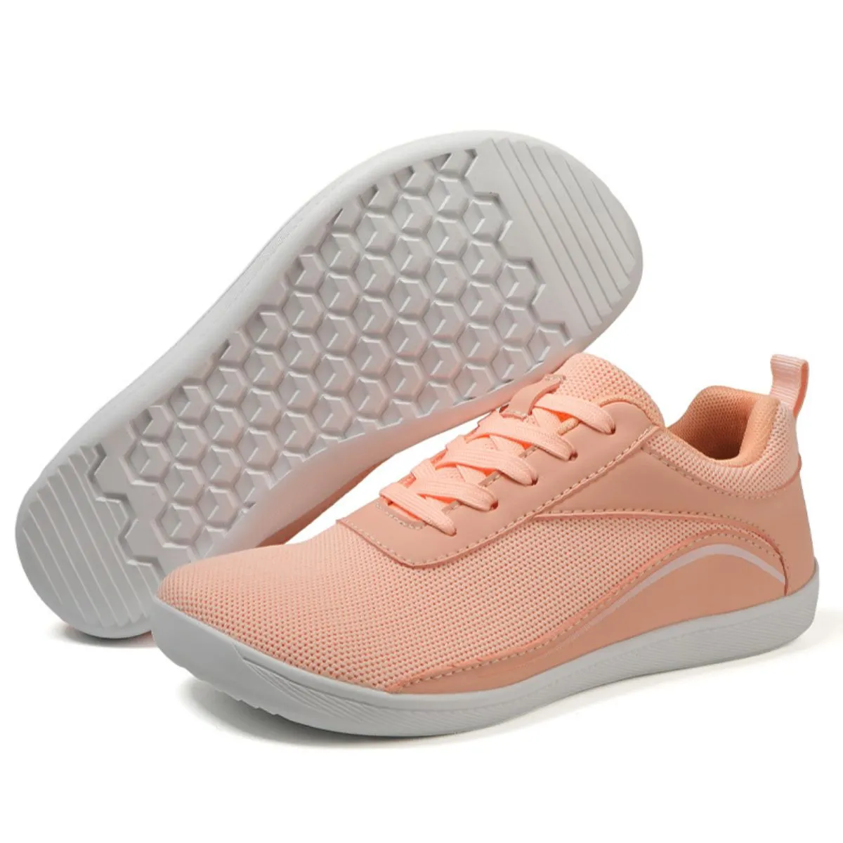 Athletic Shoes - Lace Up Mesh Breathable Athletic