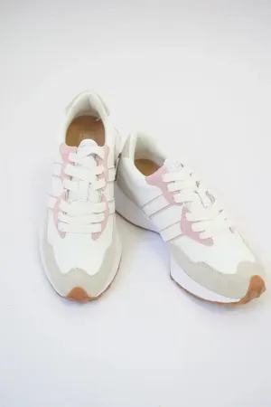 Bay Lane - Flex White/Pink