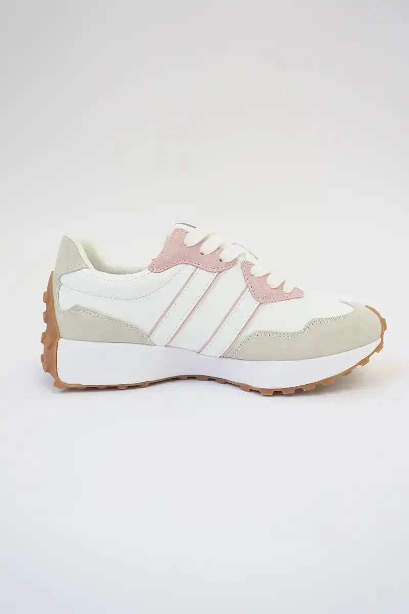 Bay Lane - Flex White/Pink