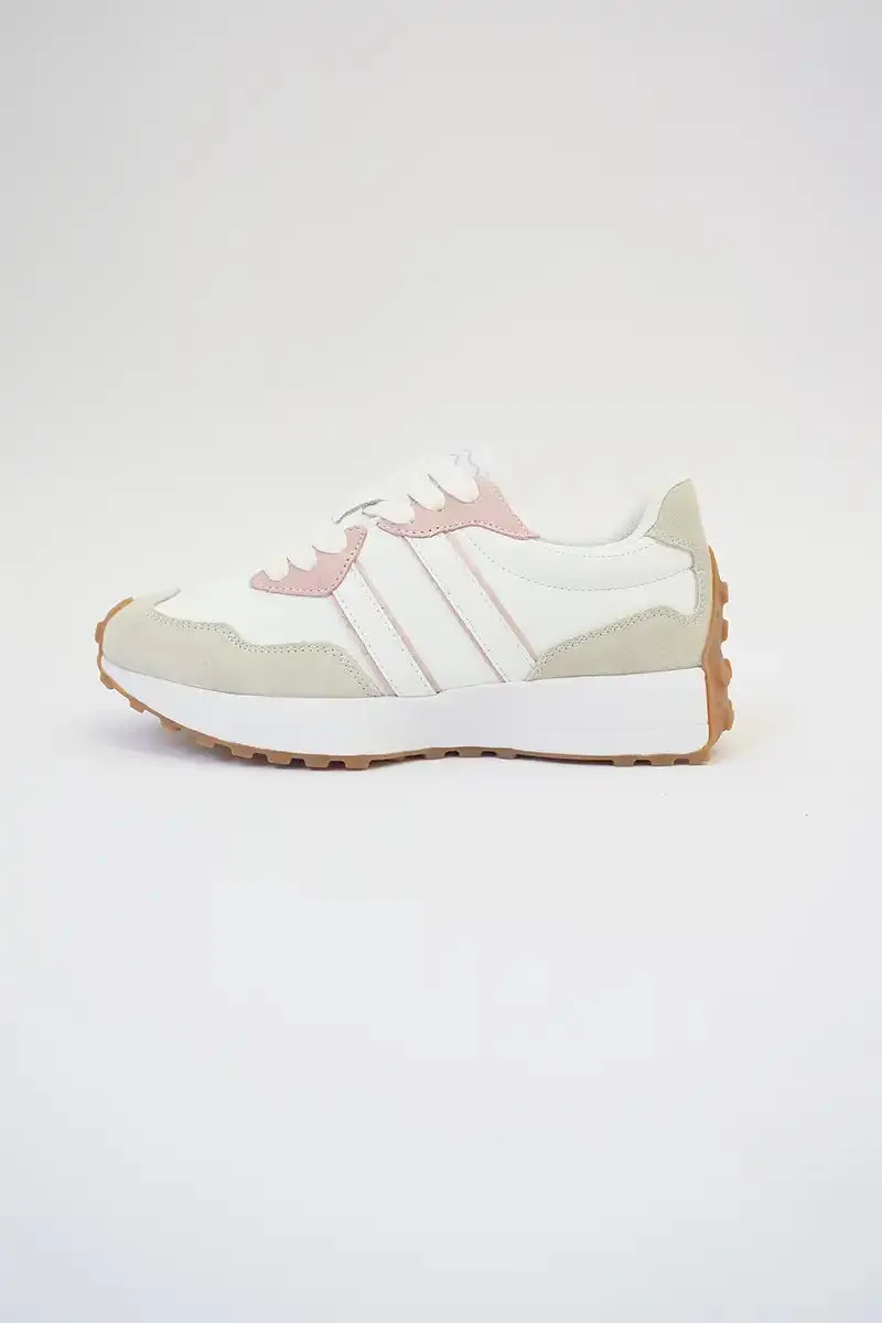 Bay Lane - Flex White/Pink