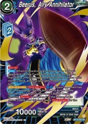 Beerus, Airy Annnihilator - BT19-036 SR