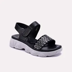 Black Comfy Casual Sandals 0421385