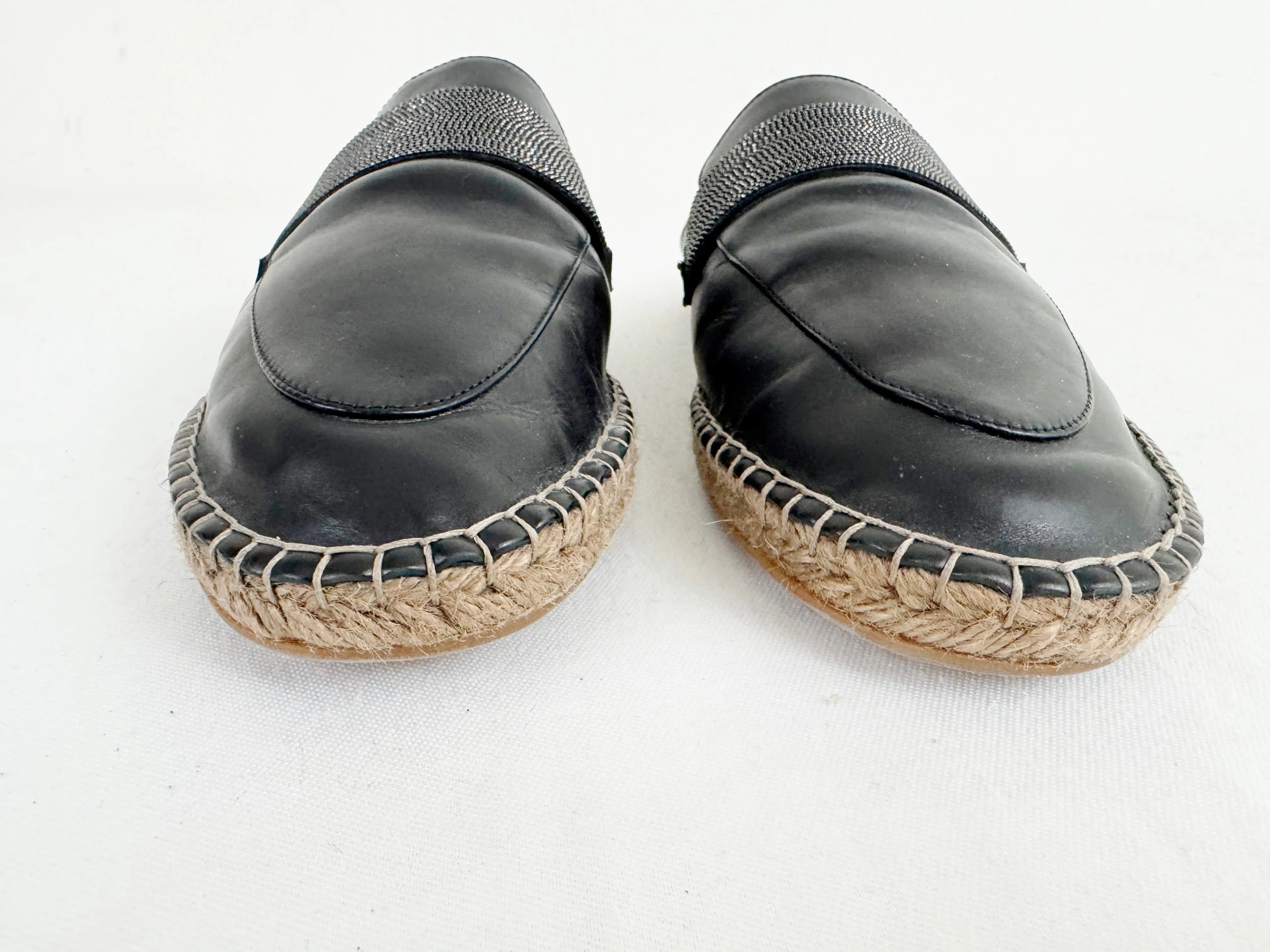 Brunello Cucinelli Leather Mules Size 10.5