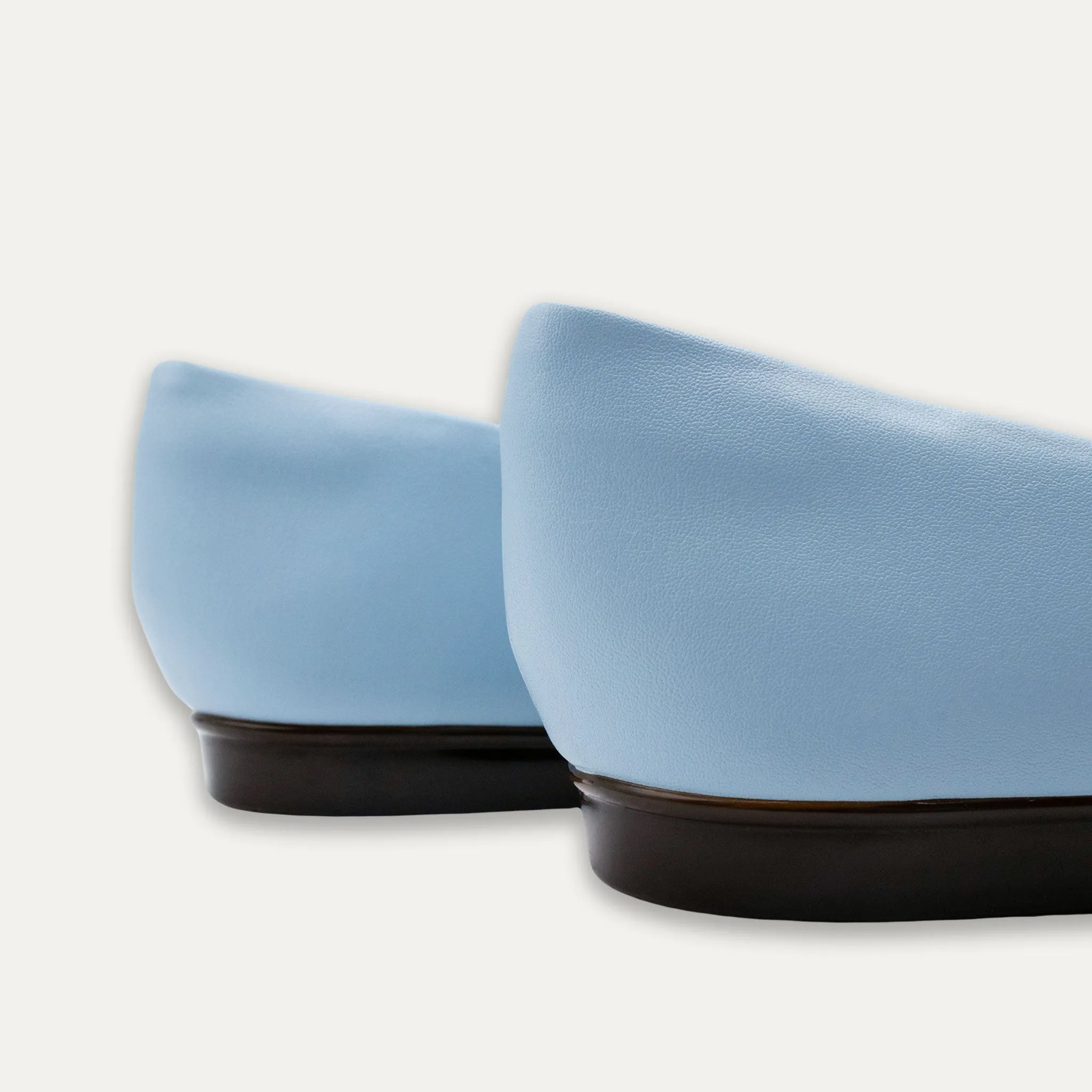 Carmen Blue Pointed Toe Flats