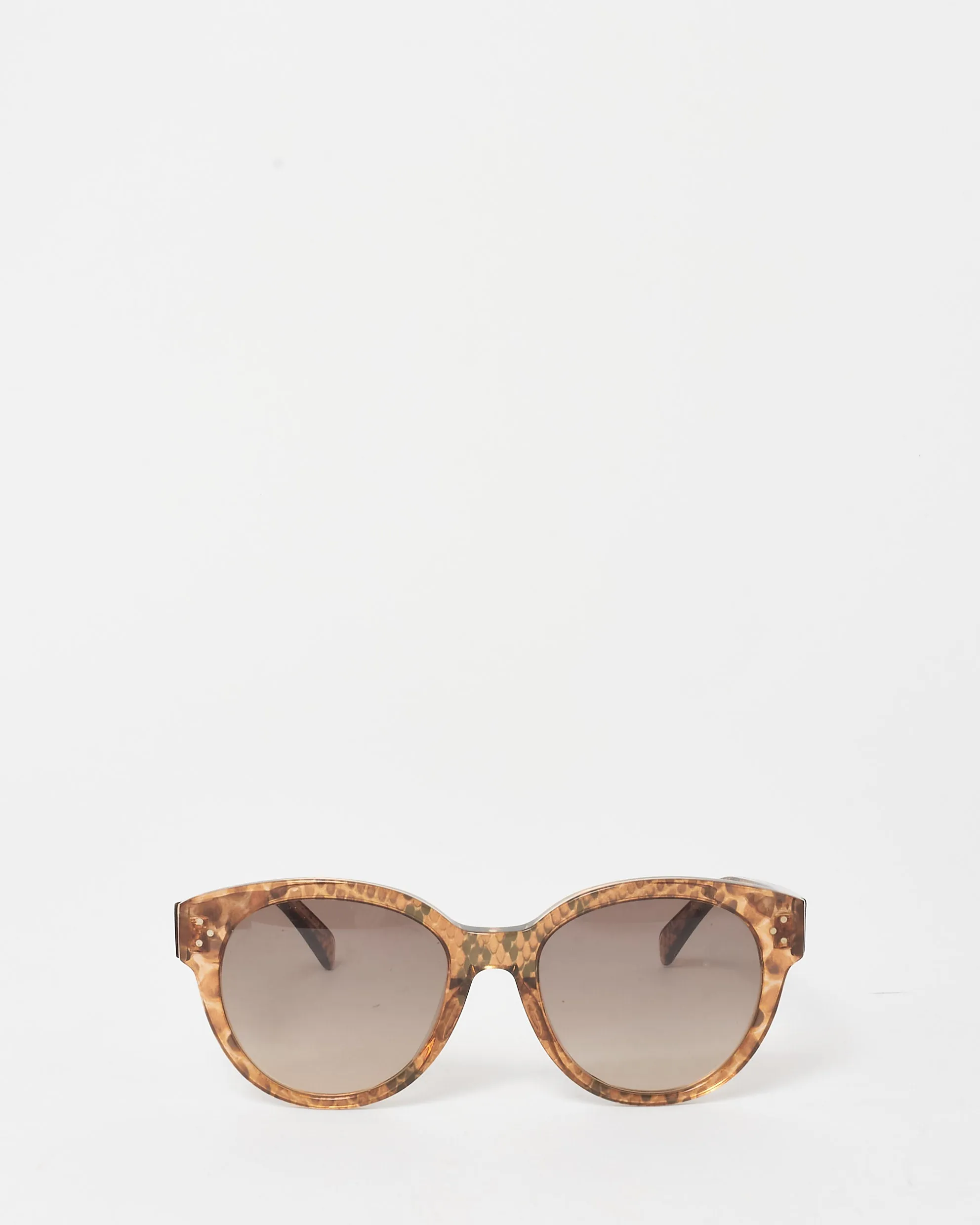 Celine Brown Animal Print Acetate CL401691 Sunglasses