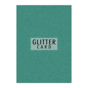 Chloes Creative Cards A4 Glitter Card - Lagoon
