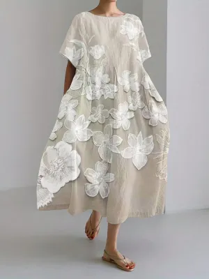 Cirelle - Chic Floral Pattern Dress