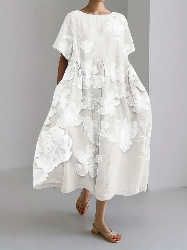 Cirelle - Chic Floral Pattern Dress