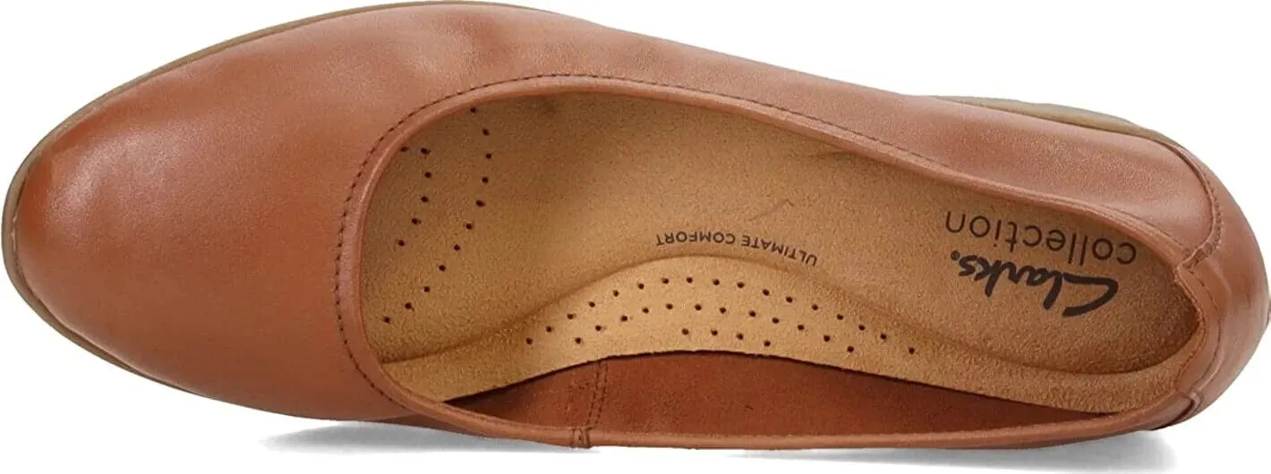 Clarks Women's Jenette Ease Dark Tan