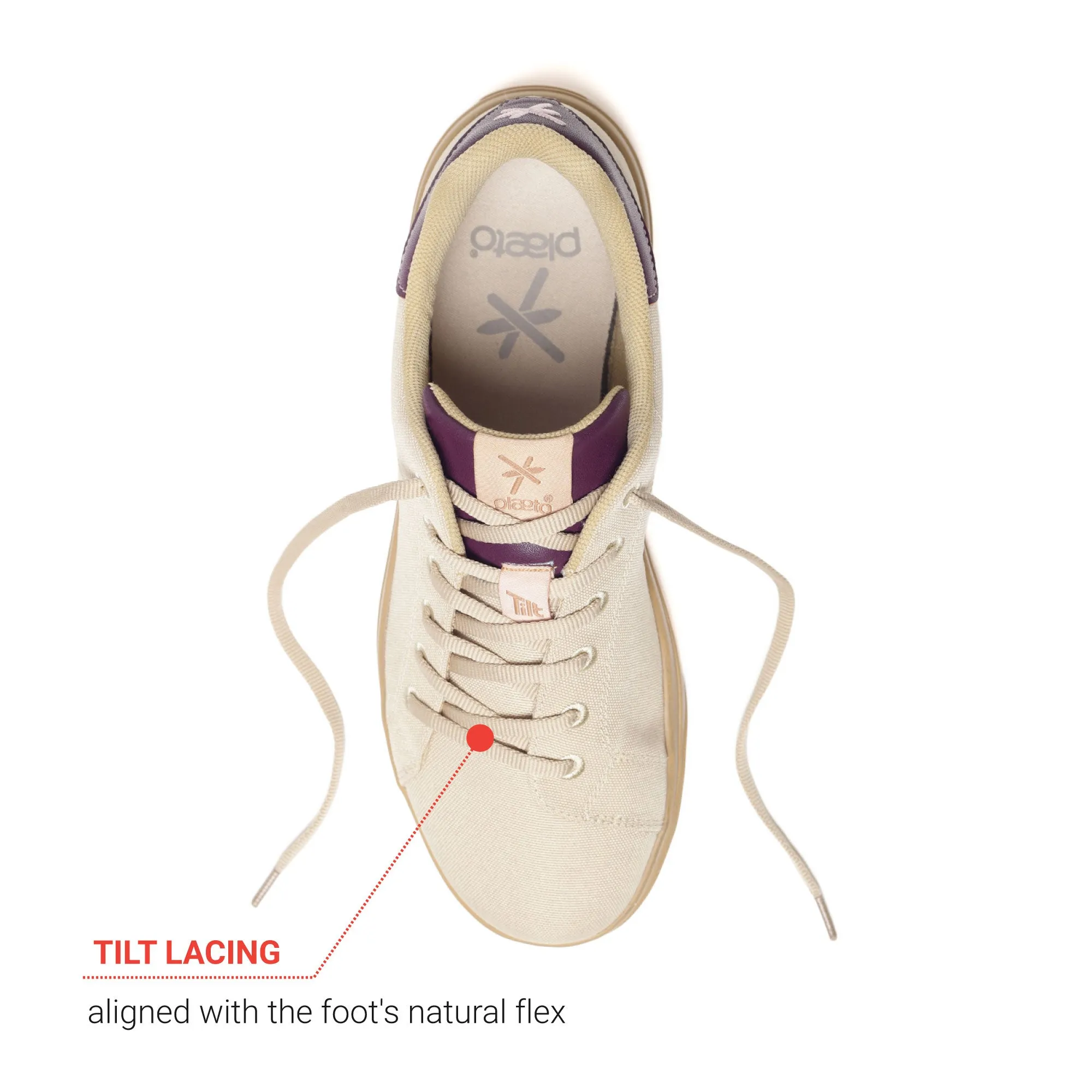 Classic Sneakers for Women - Beige / Honey