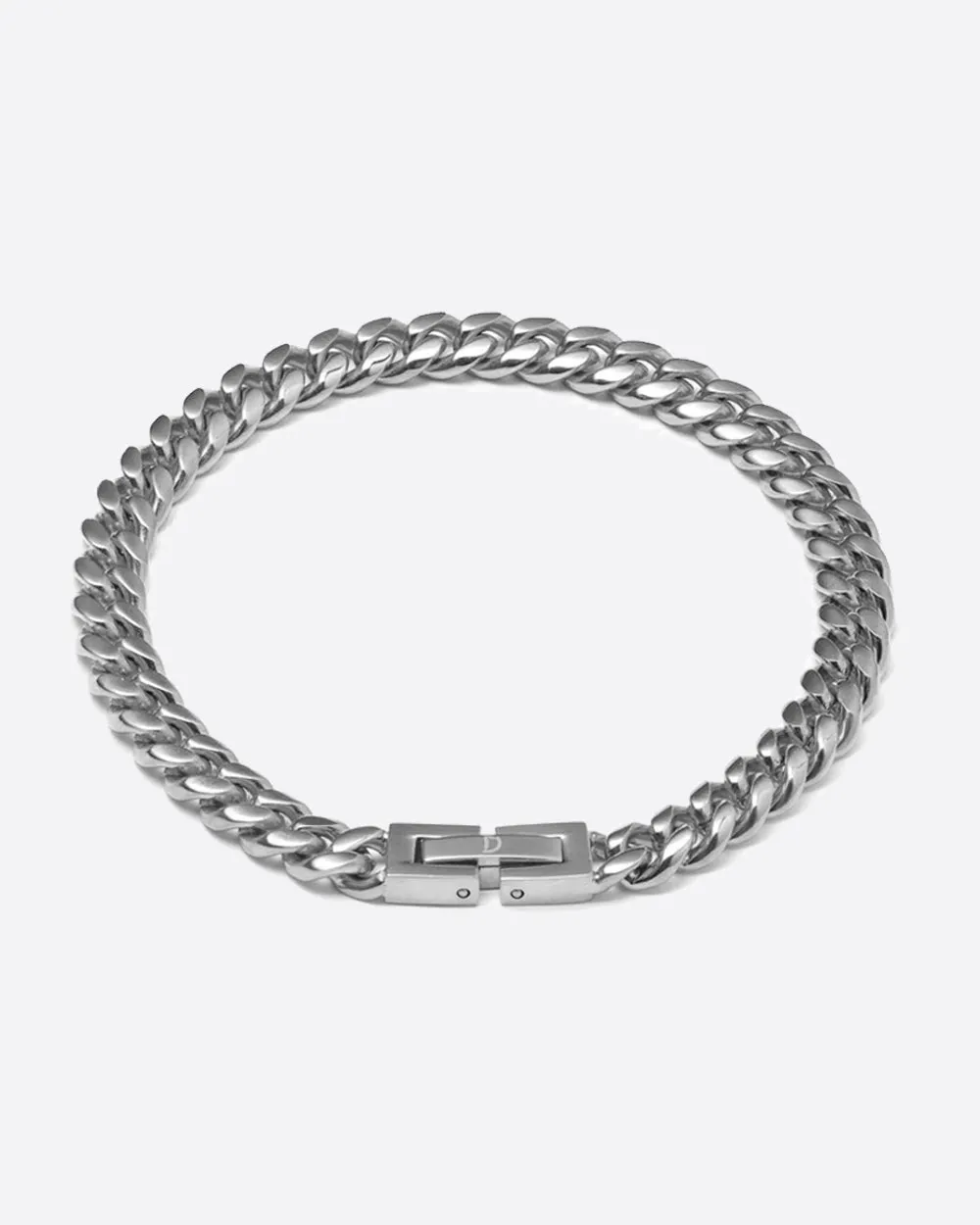 CLEAN CUBANA BRACELET. - 6MM