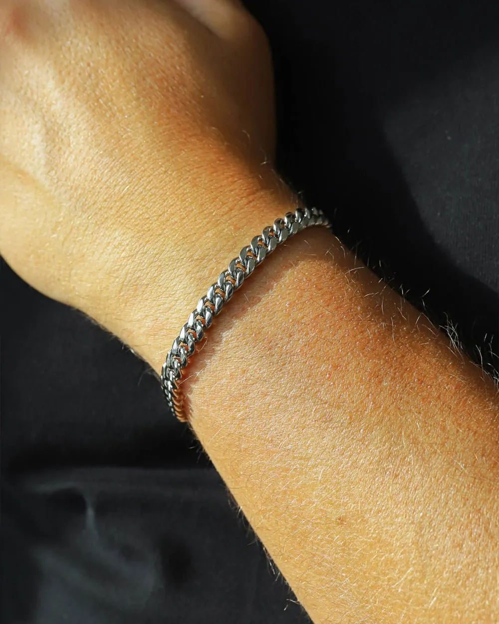 CLEAN CUBANA BRACELET. - 6MM