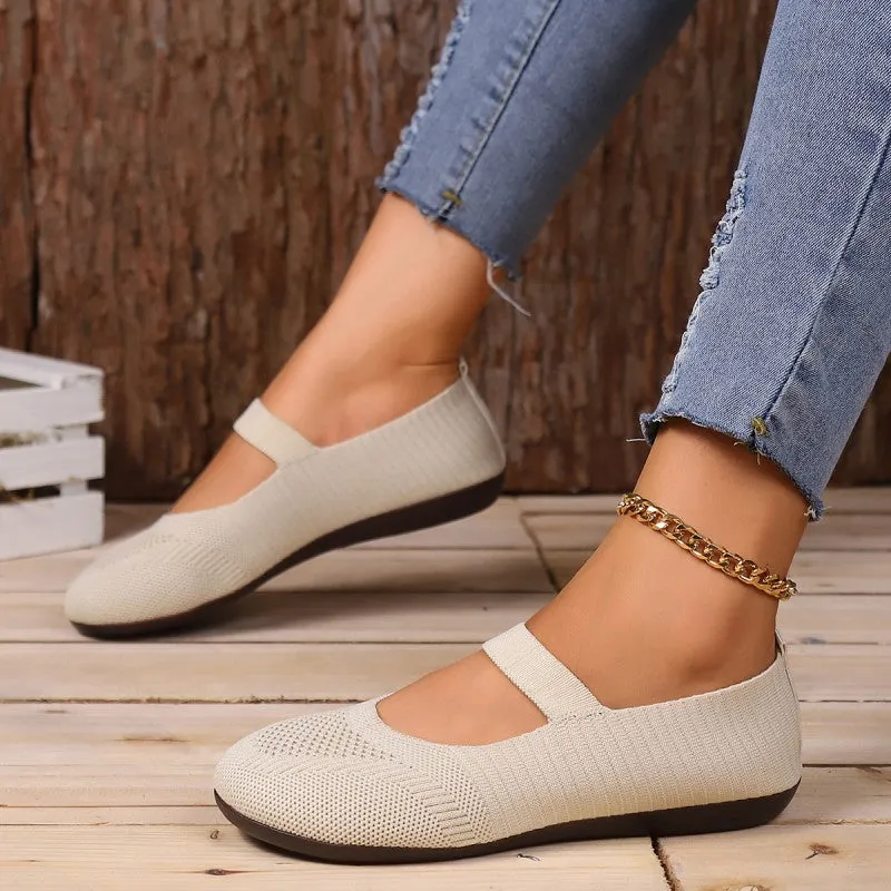 Comfortable Breathable Mesh Flats