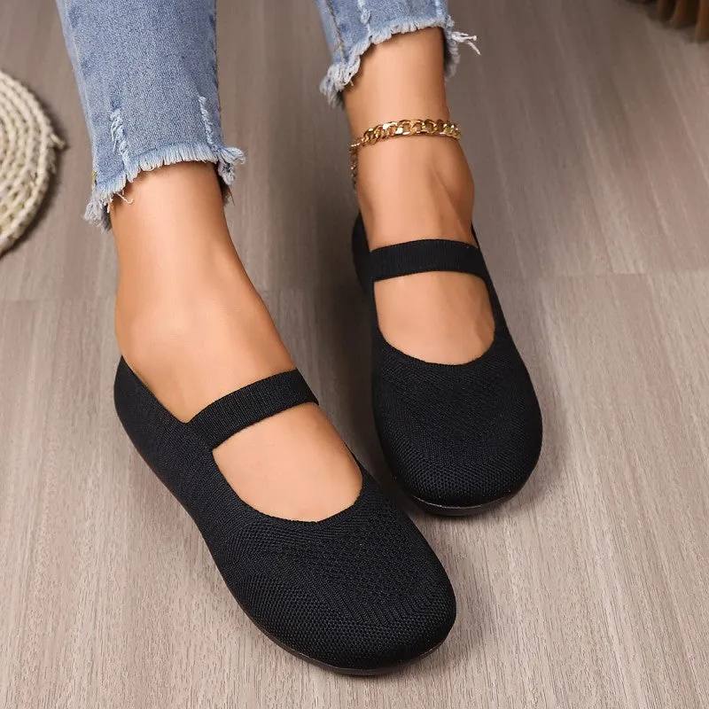 Comfortable Breathable Mesh Flats