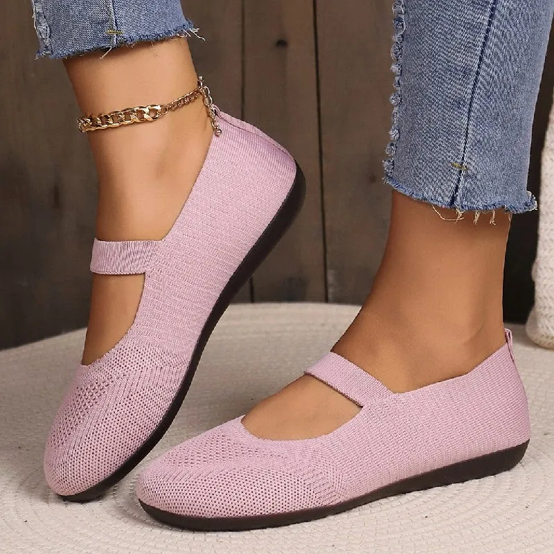 Comfortable Breathable Mesh Flats