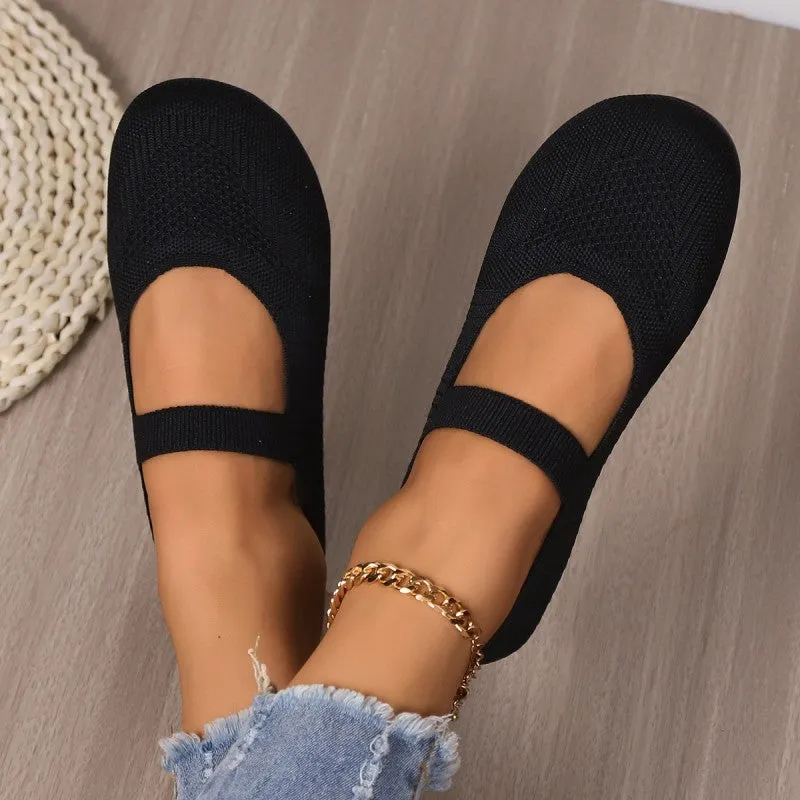 Comfortable Breathable Mesh Flats