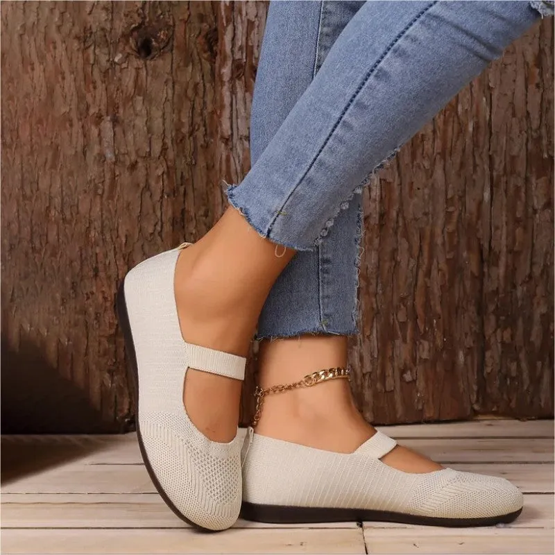 Comfortable Breathable Mesh Flats
