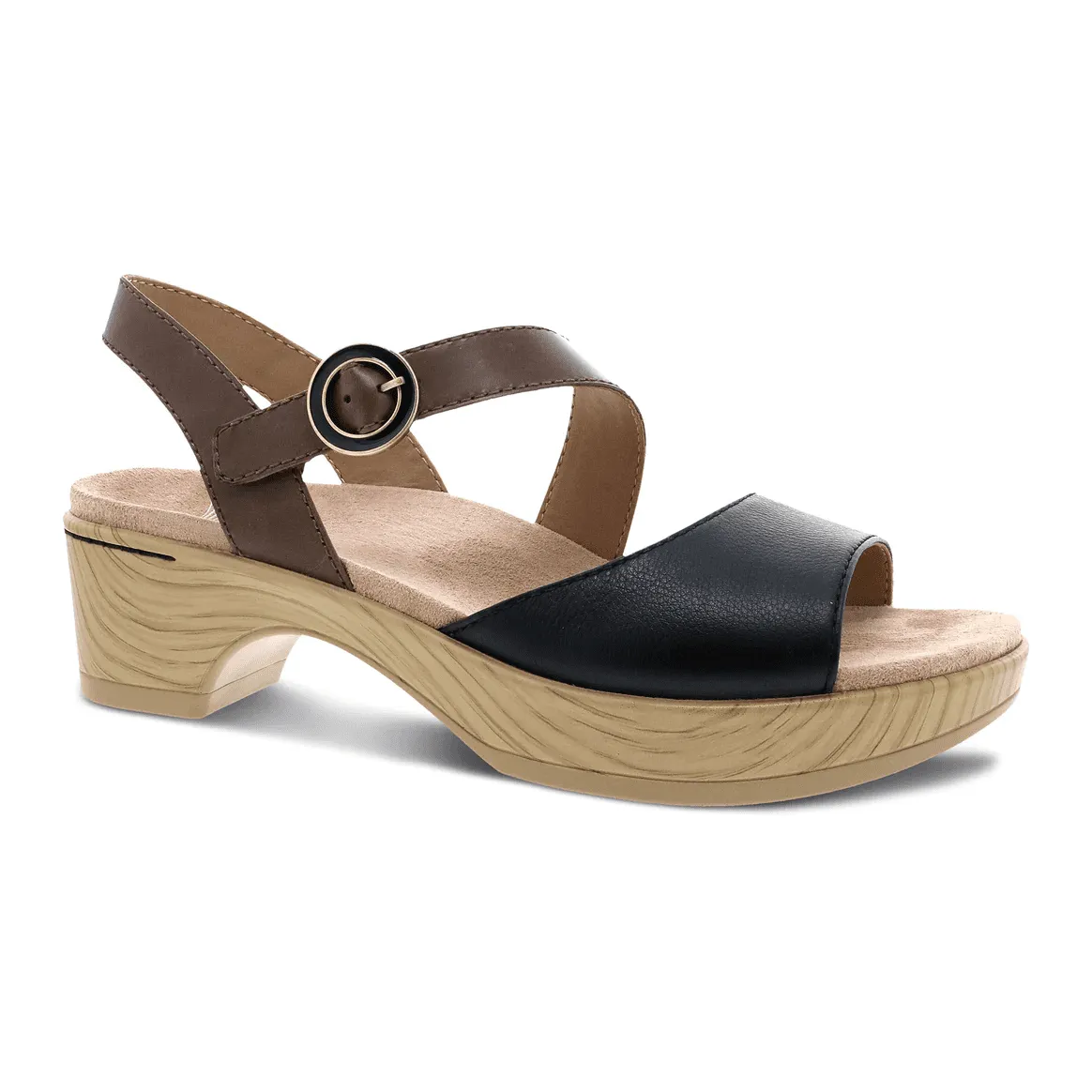 Dansko Women's Marjory Black Tumbled Nappa Leather 1022102200