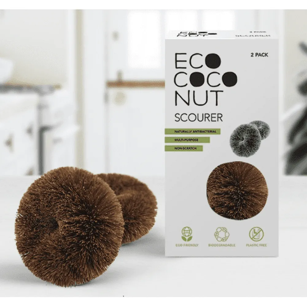 Eco Coconut Fibre Scourer - Pack of 2