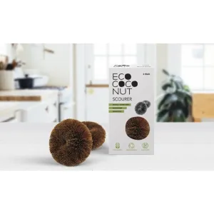 Eco Coconut Fibre Scourer - Pack of 2