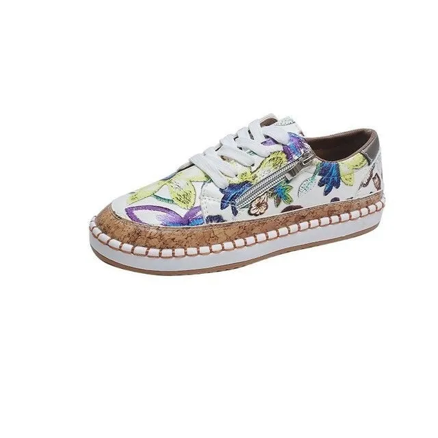 Emma - Vintage Gevulkaniseerde Dames Schoenen - Comfort en Stijl