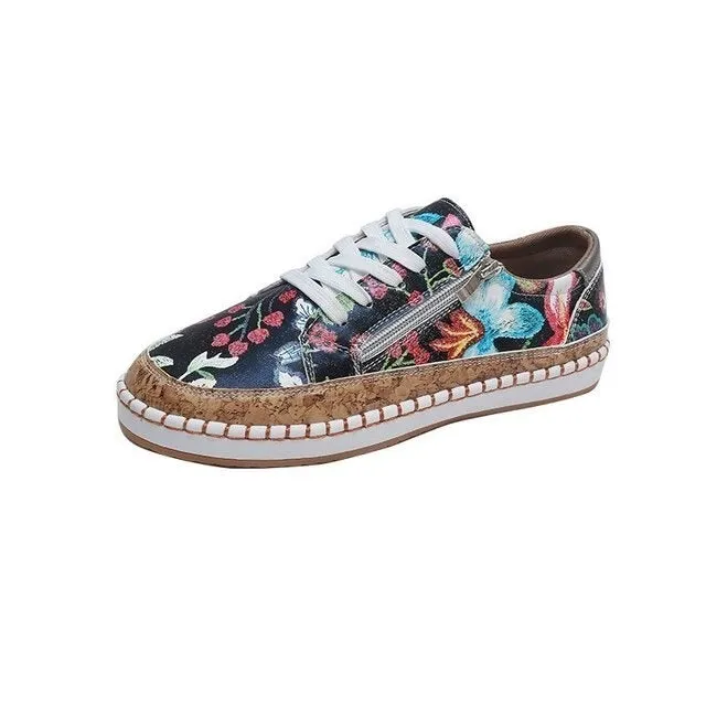 Emma - Vintage Gevulkaniseerde Dames Schoenen - Comfort en Stijl