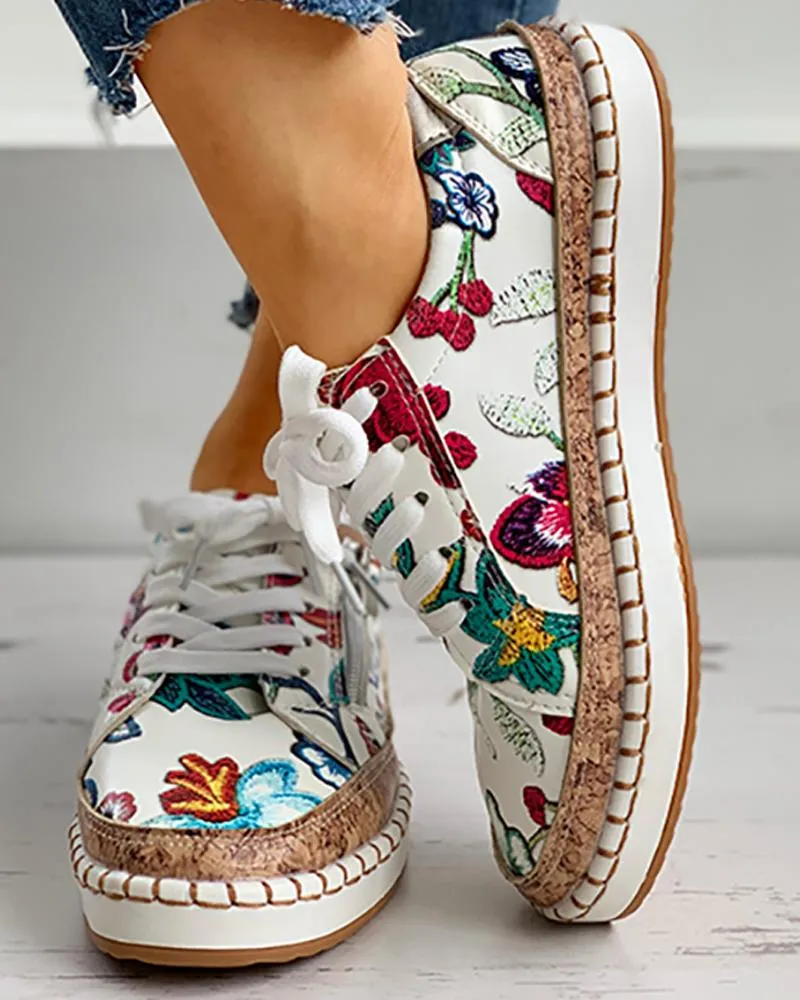 Emma - Vintage Gevulkaniseerde Dames Schoenen - Comfort en Stijl