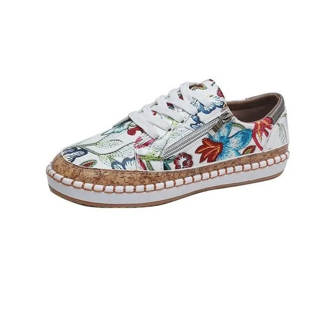 Emma - Vintage Gevulkaniseerde Dames Schoenen - Comfort en Stijl