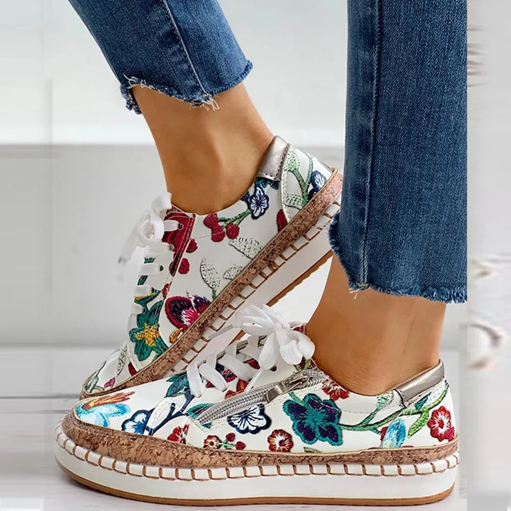 Emma - Vintage Gevulkaniseerde Dames Schoenen - Comfort en Stijl