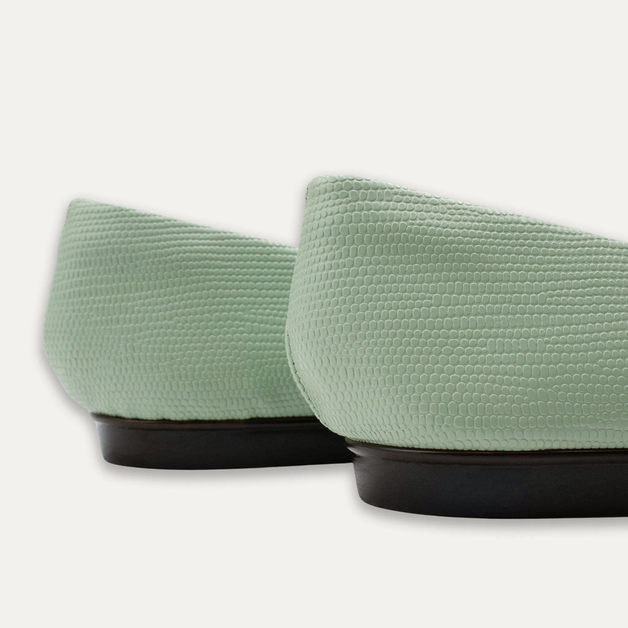 Ese Matcha Ballet Flats