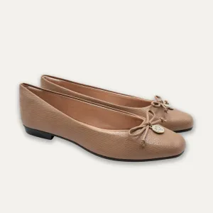 Ese Tan Ballet Flats